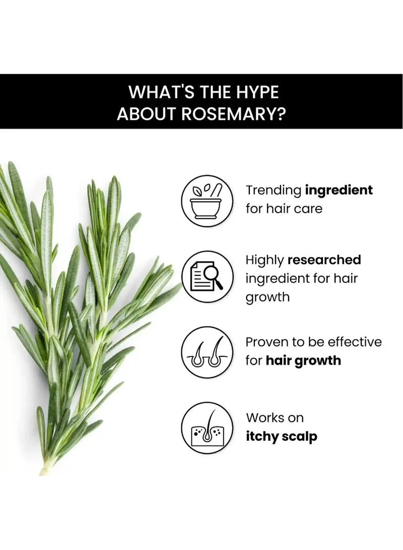 Thriveco Rosemary Shampoo - 250ml, Rosemary Conditioner - 250ml and Rosemary Essential Oil - 15ml - Image 3